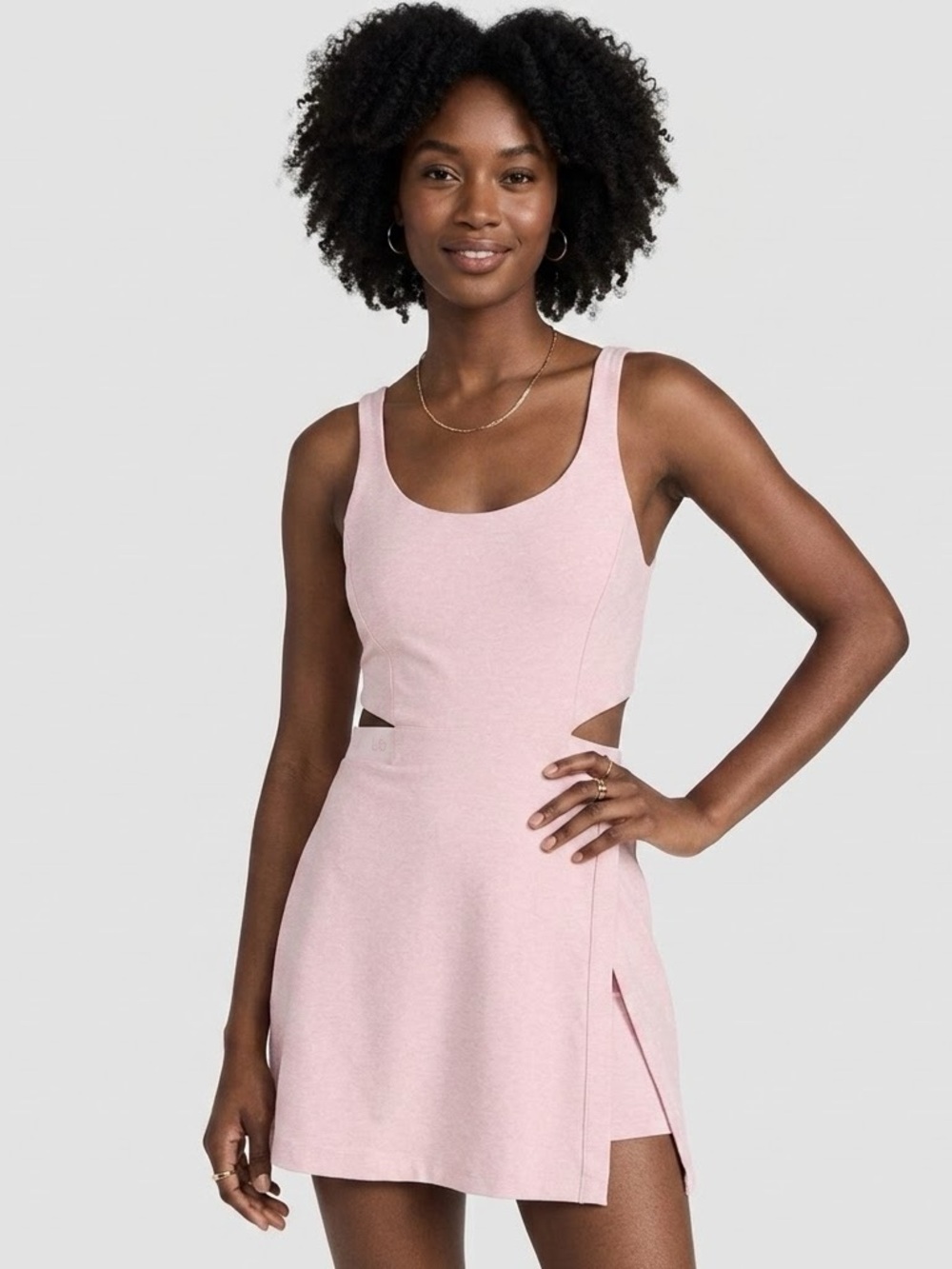 Outdoor Voices Court Dress Pinkfinch Pink Cutout Tennis Skort Mini Dress XS